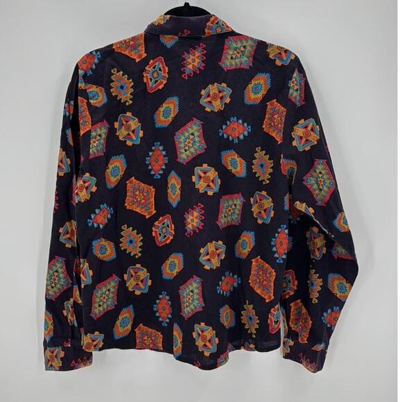 Vintage Rough Rider western native 80s button down size 13/14 rodeo cowgirl - Picture 2 of 8